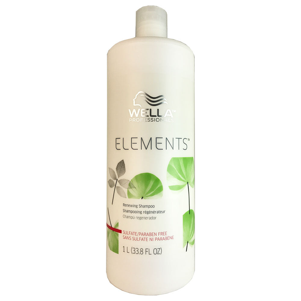 WELLA Elements Hair Shampoo Liter 33.8 oz Bottle